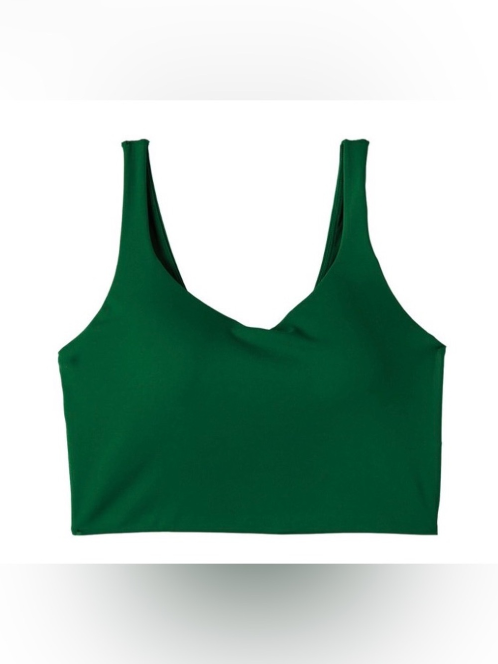 High-Support Emerald Green Padded Sports Bra